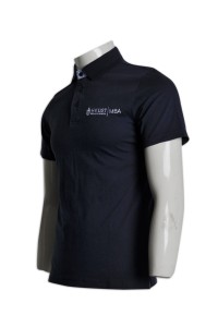 P445 製造polo-shirt  訂購團體polo衫  設計翻領短袖衫供應商HK     寶藍色